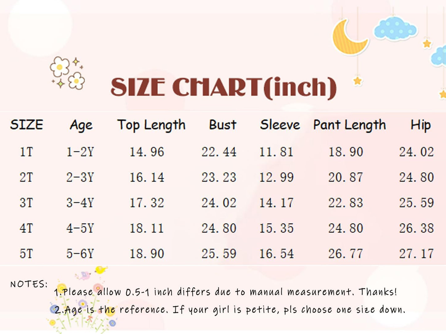 Toddler Girl Clothes 3T Girl Clothes Baby Girl Long Sleeve Floral Top+Jean Pants Outfit Set